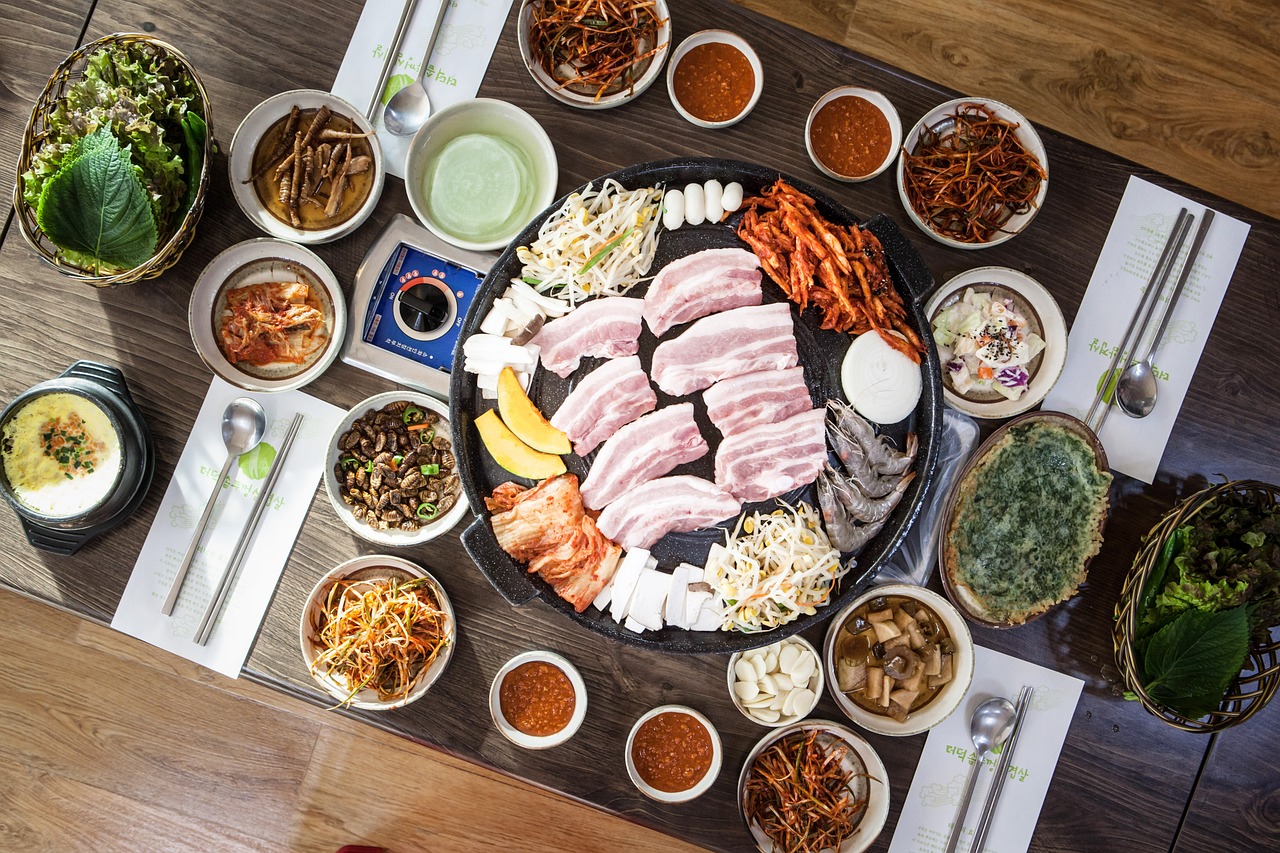 고기집 반찬